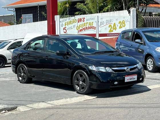 HONDA CIVIC 1.8 LXS 16V FLEX 4P AUTOMÁTICO
